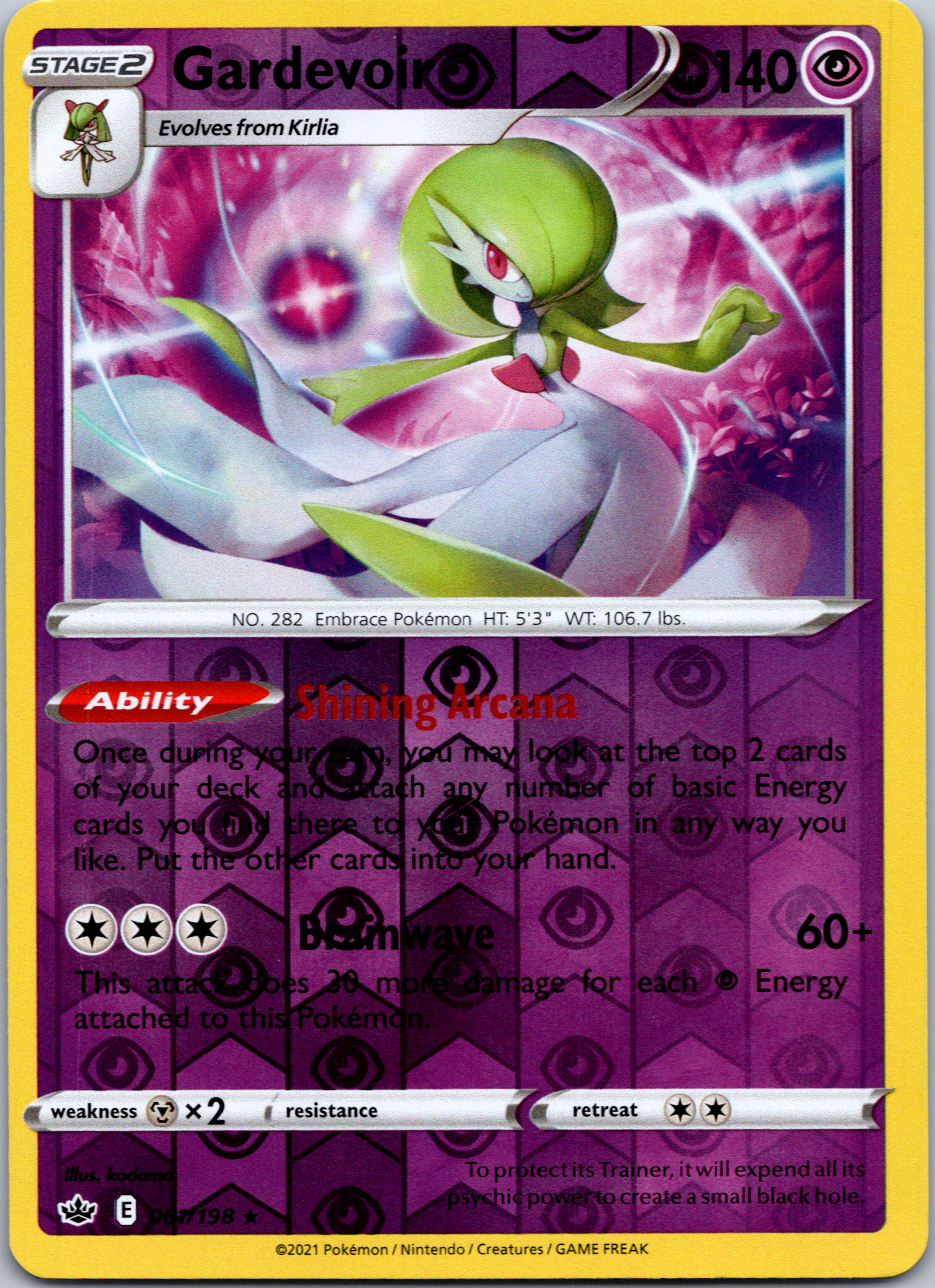 Gardevoir (061/198) [Sword & Shield: Chilling Reign]