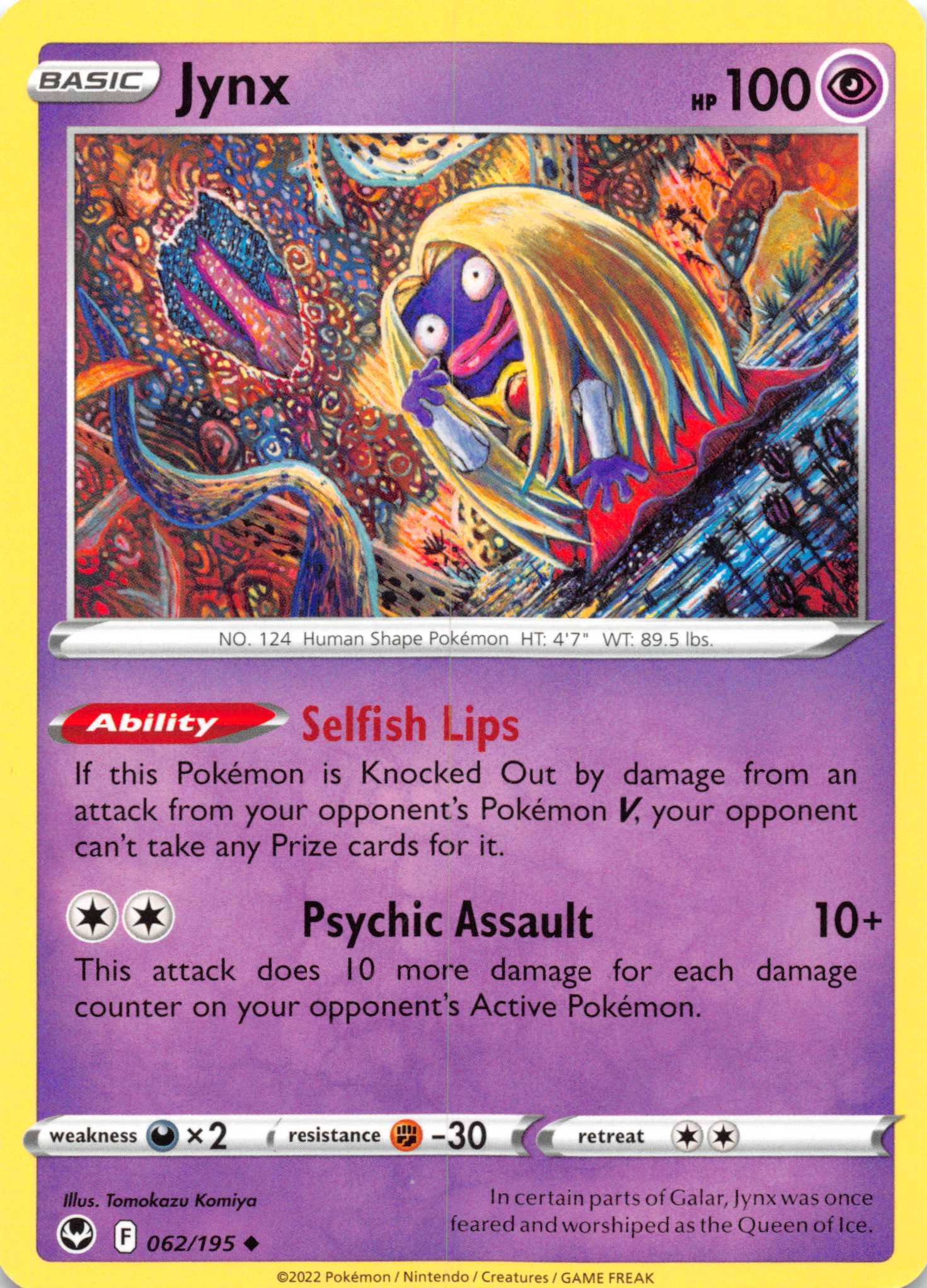 Jynx (062/195) [Sword & Shield: Silver Tempest]