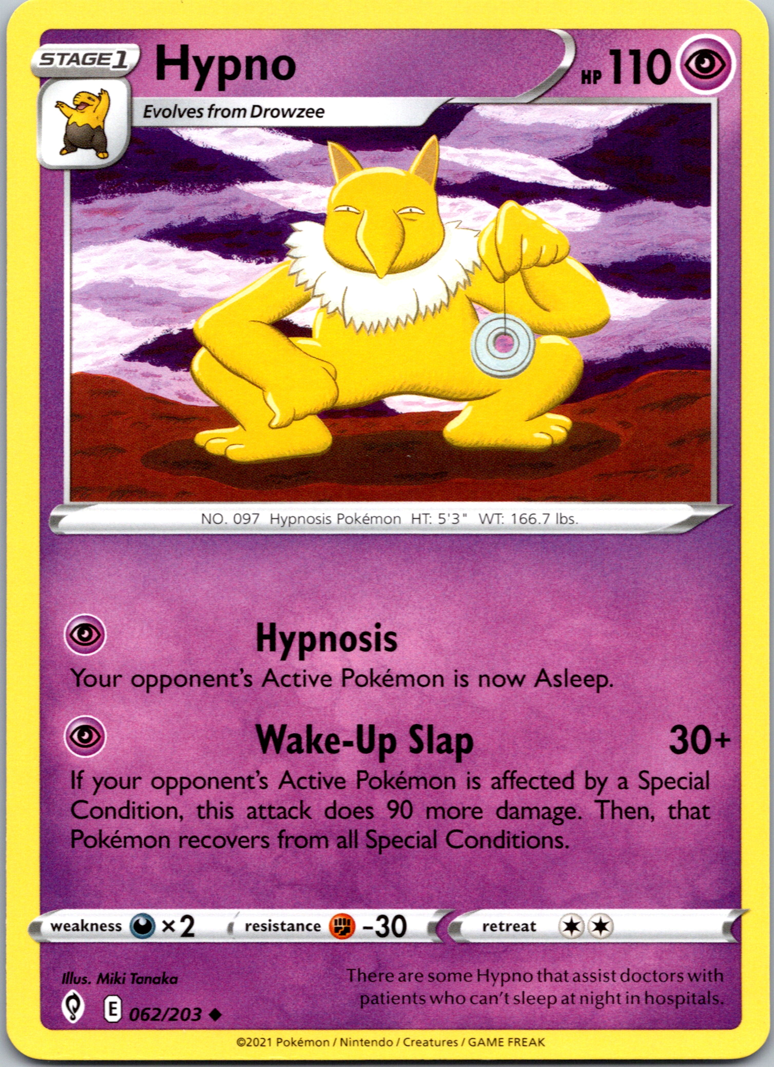 Hypno (062/203) [Sword & Shield: Evolving Skies]