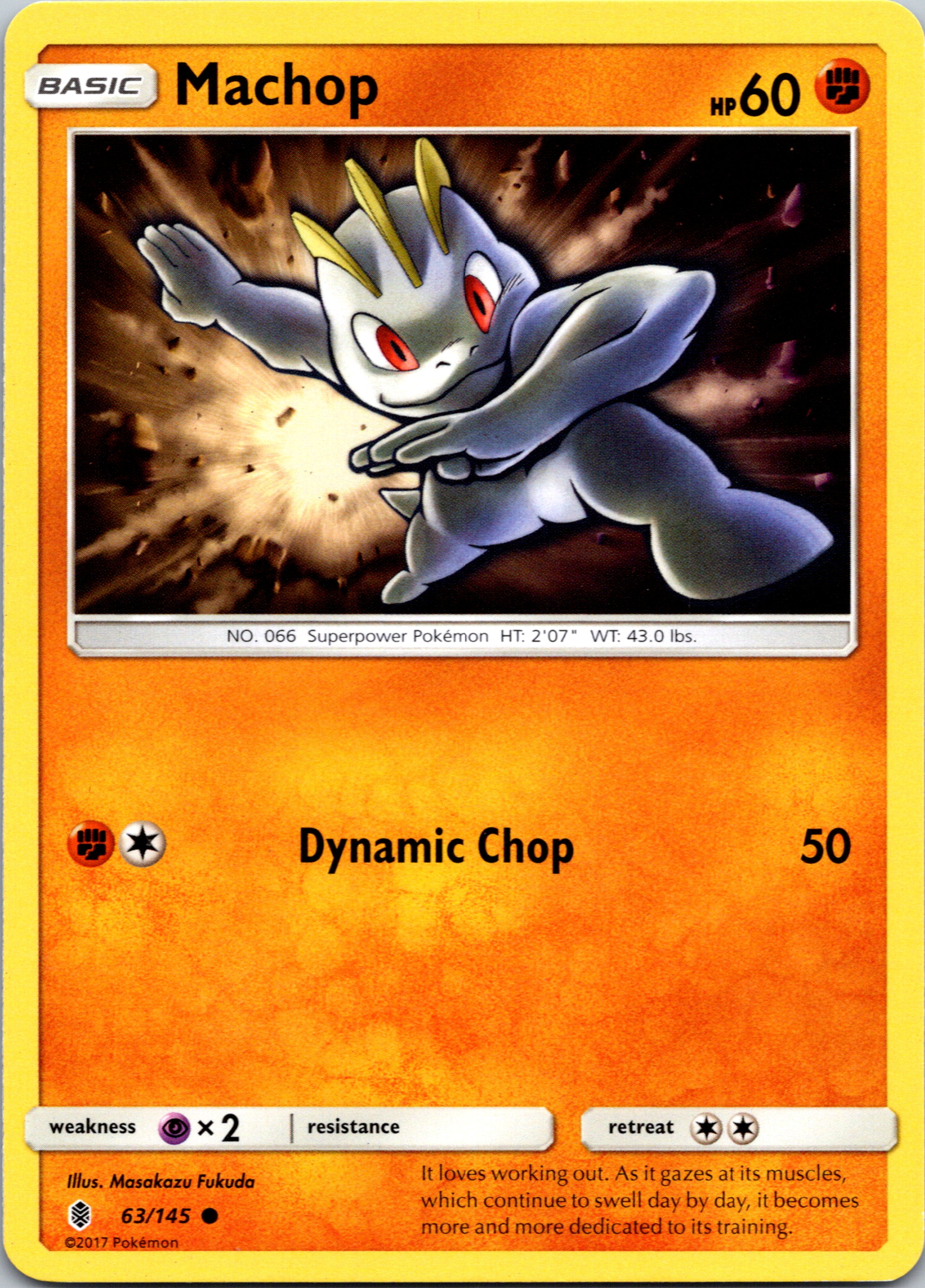 Machop (63/145) [Sun & Moon: Guardians Rising]