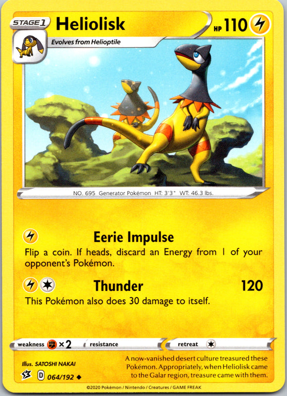 Heliolisk (064/192) [Sword & Shield: Rebel Clash]