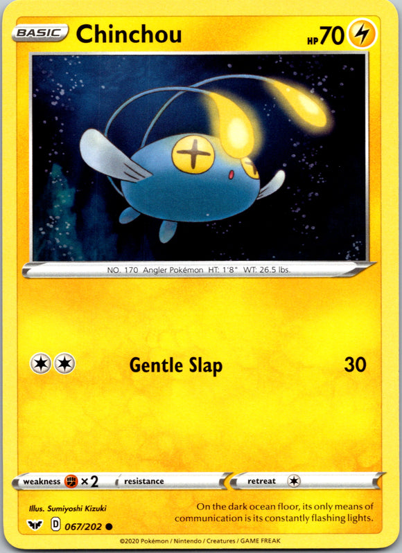 Chinchou (067/202) (067/202) [SWSH01: Sword & Shield Base Set]