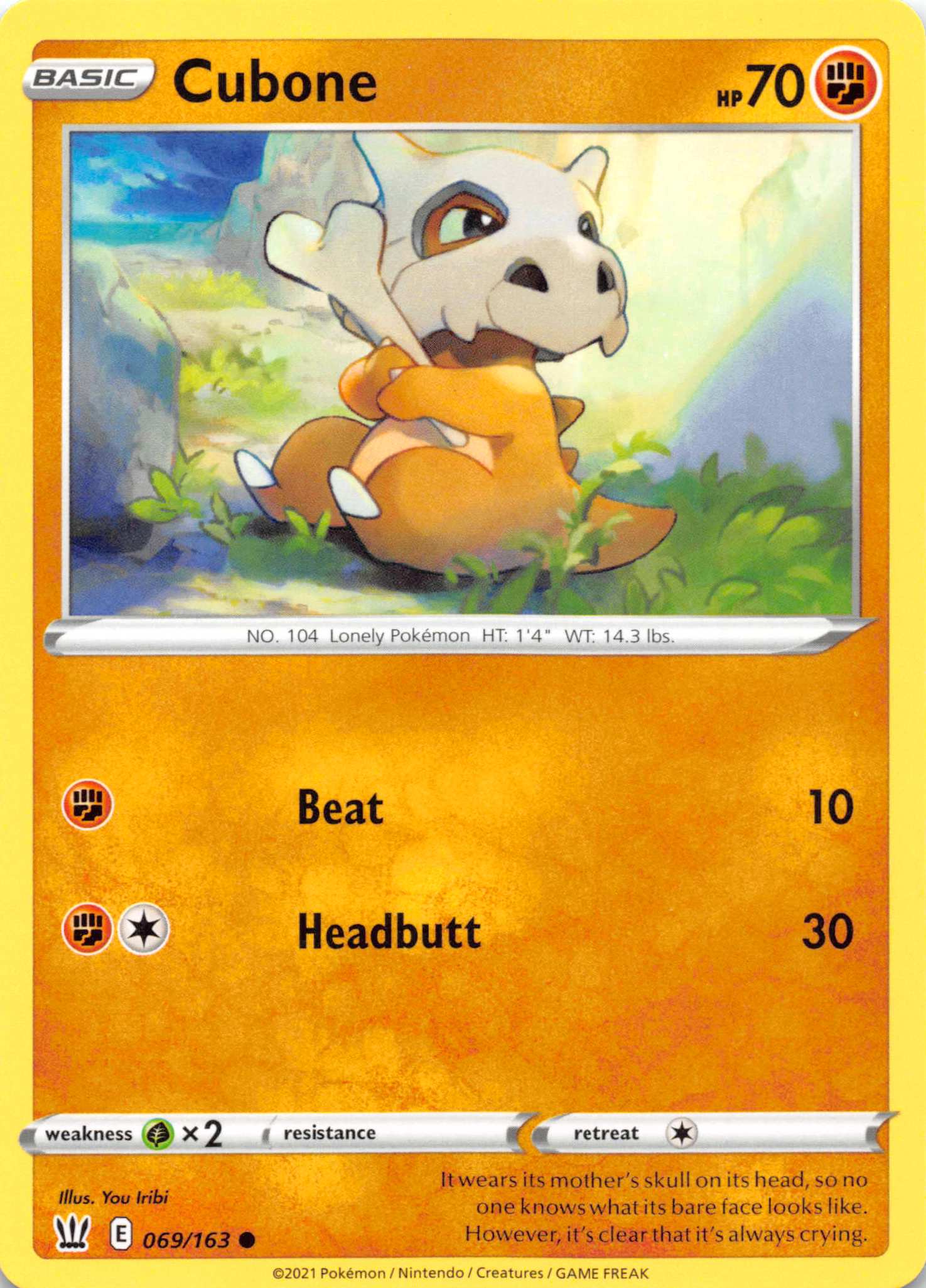 Cubone [069/163] [SWSH05: Battle Styles]