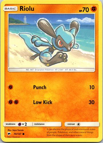 Riolu (070/147) [Sun & Moon: Burning Shadows]