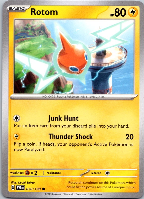 Rotom - 070/198 [70] - (SV01 Scarlet & Violet Base Set)