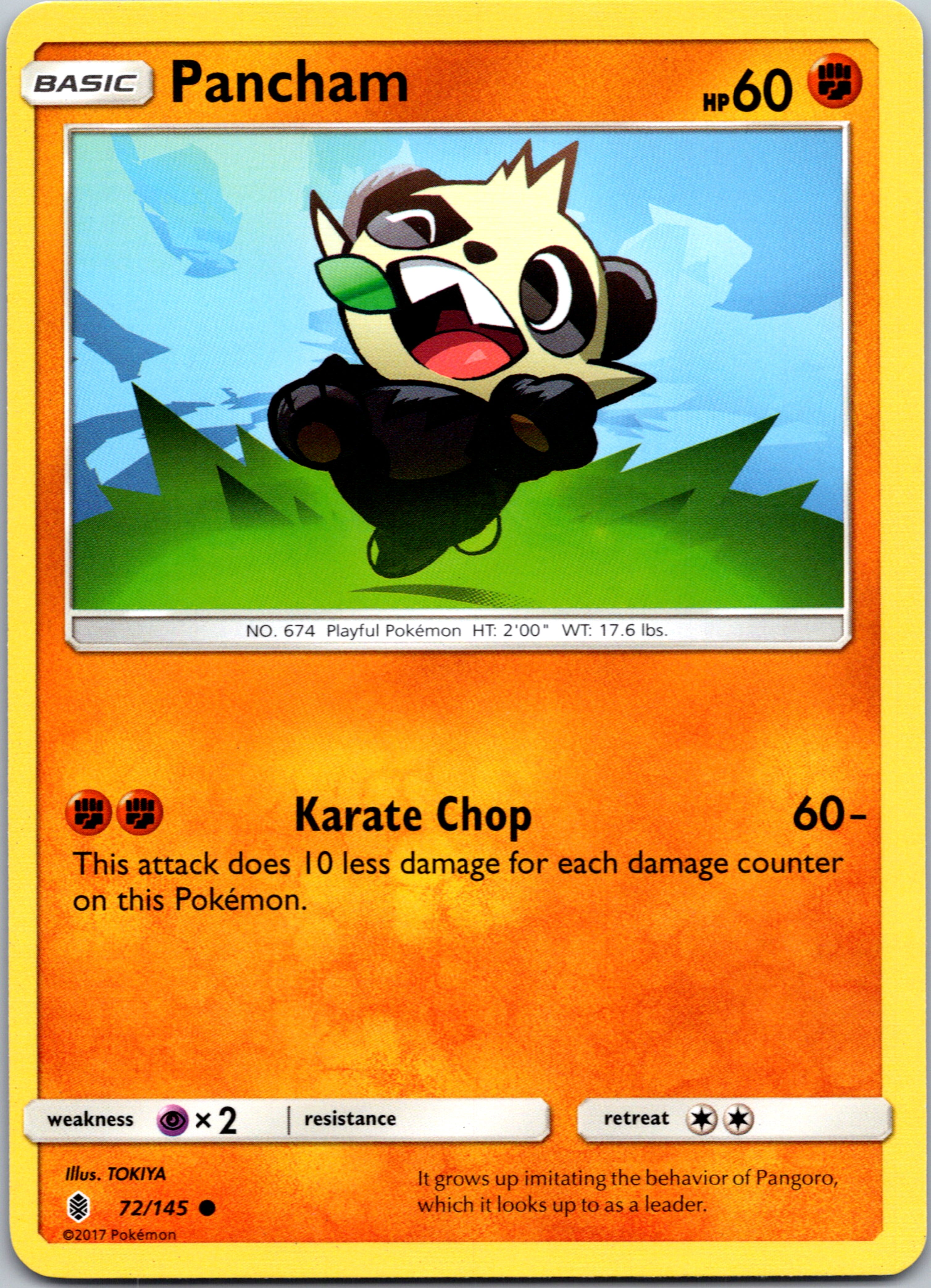 Pancham (72/145) [Sun & Moon: Guardians Rising]