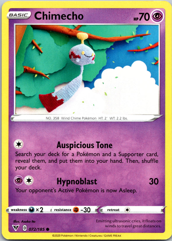 Chimecho [072/185] [SWSH04: Vivid Voltage]