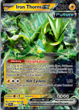 Iron Thorns ex [077/167] - (Twilight Masquerade) Holofoil