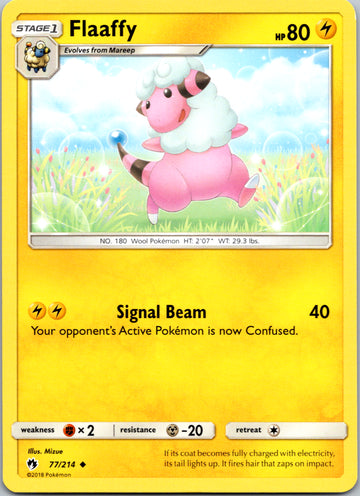 Flaaffy (77/214) [Sun & Moon: Lost Thunder]
