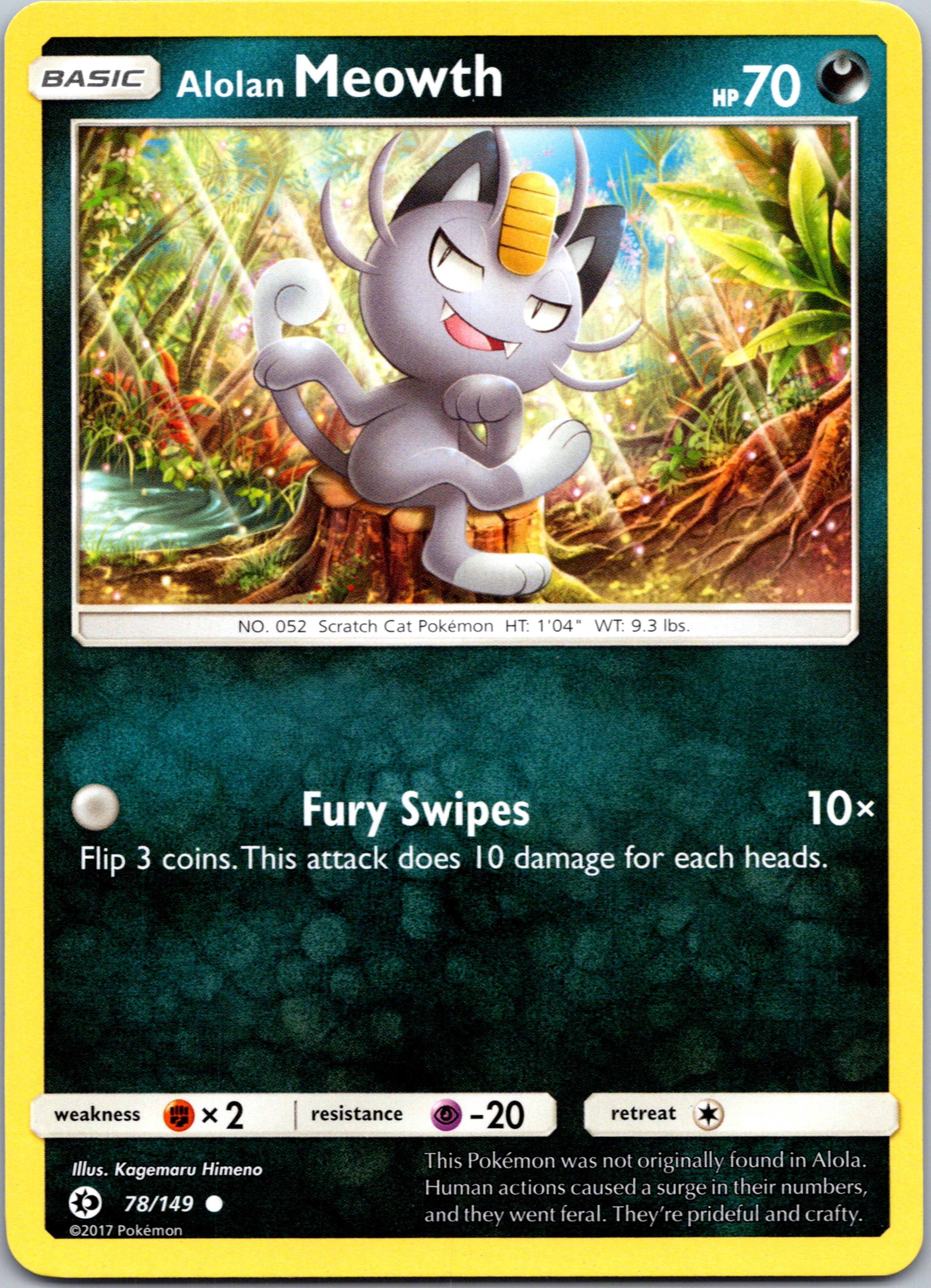 Alolan Meowth (78) [SM Base Set]