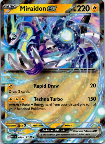 Miraidon ex (079/197) [Scarlet & Violet: Obsidian Flames]