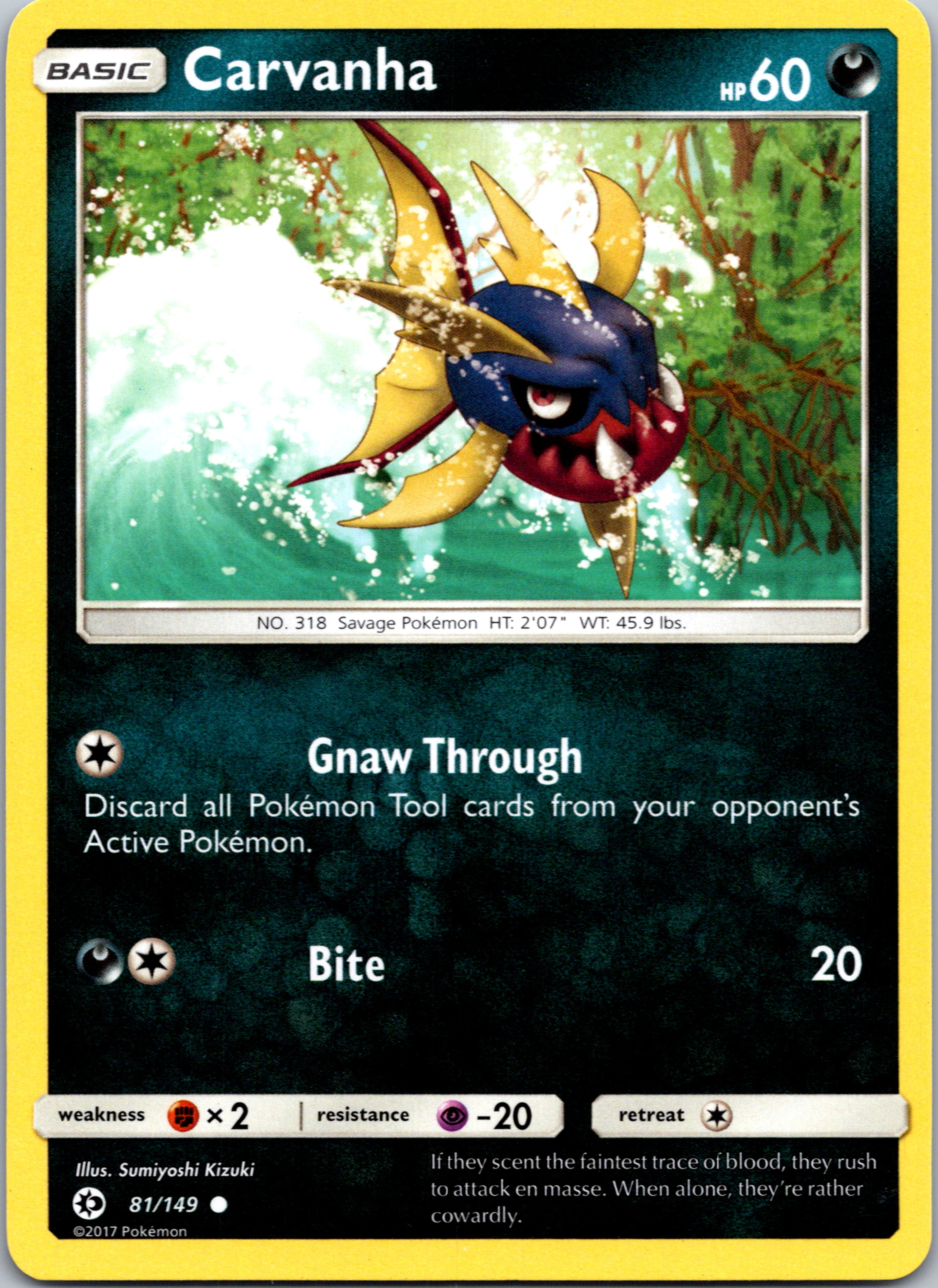 Carvanha (081/149) [SM Base Set]