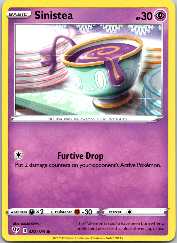 Sinistea (082/189) [SWSH03: Darkness Ablaze]
