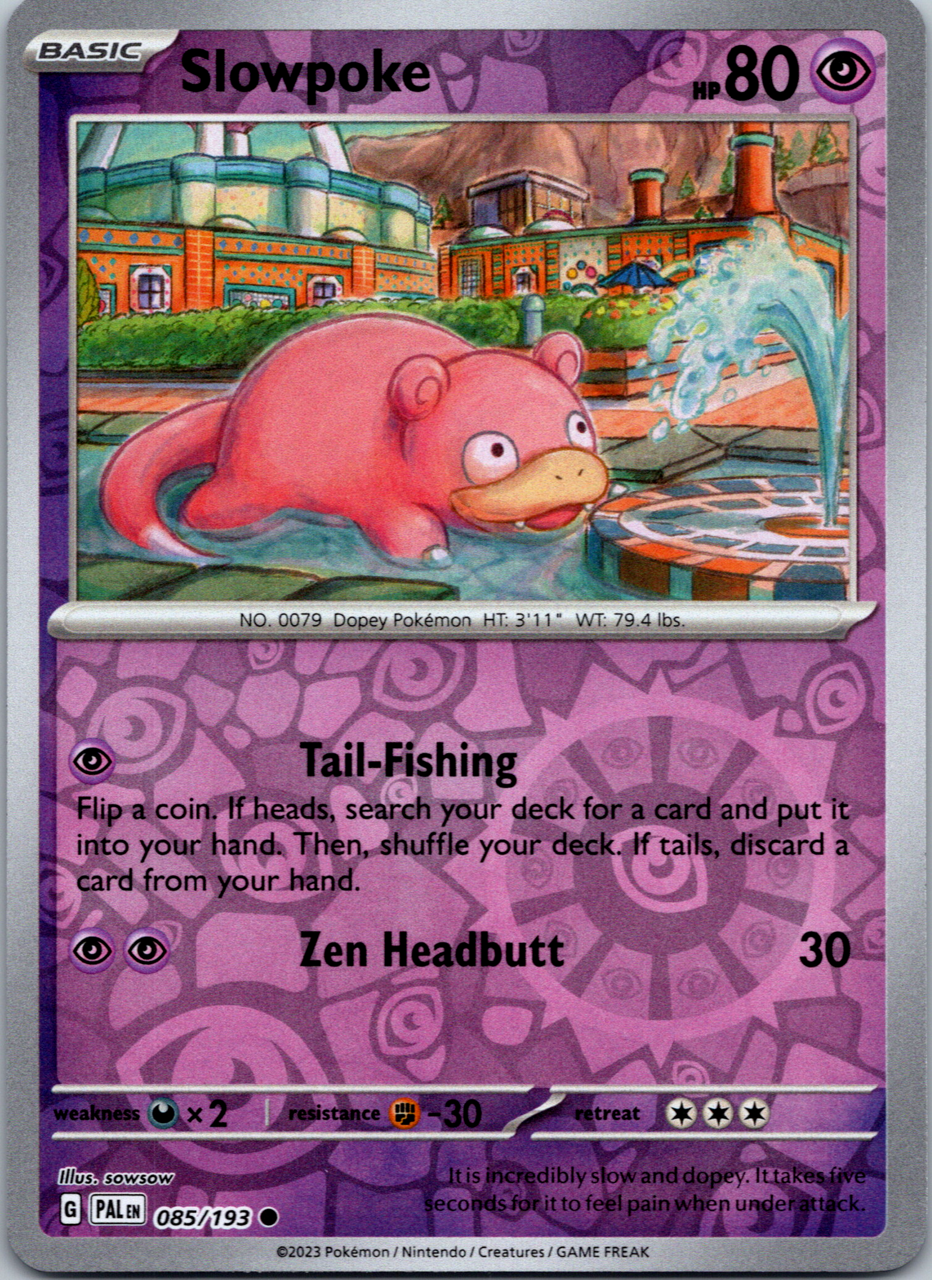 Slowpoke (085/193) [Scarlet & Violet: Paldea Evolved]