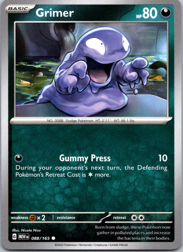 Grimer (088/165) [Scarlet & Violet:  151]
