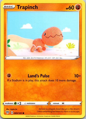 Trapinch (089/189) [SWSH03: Darkness Ablaze]