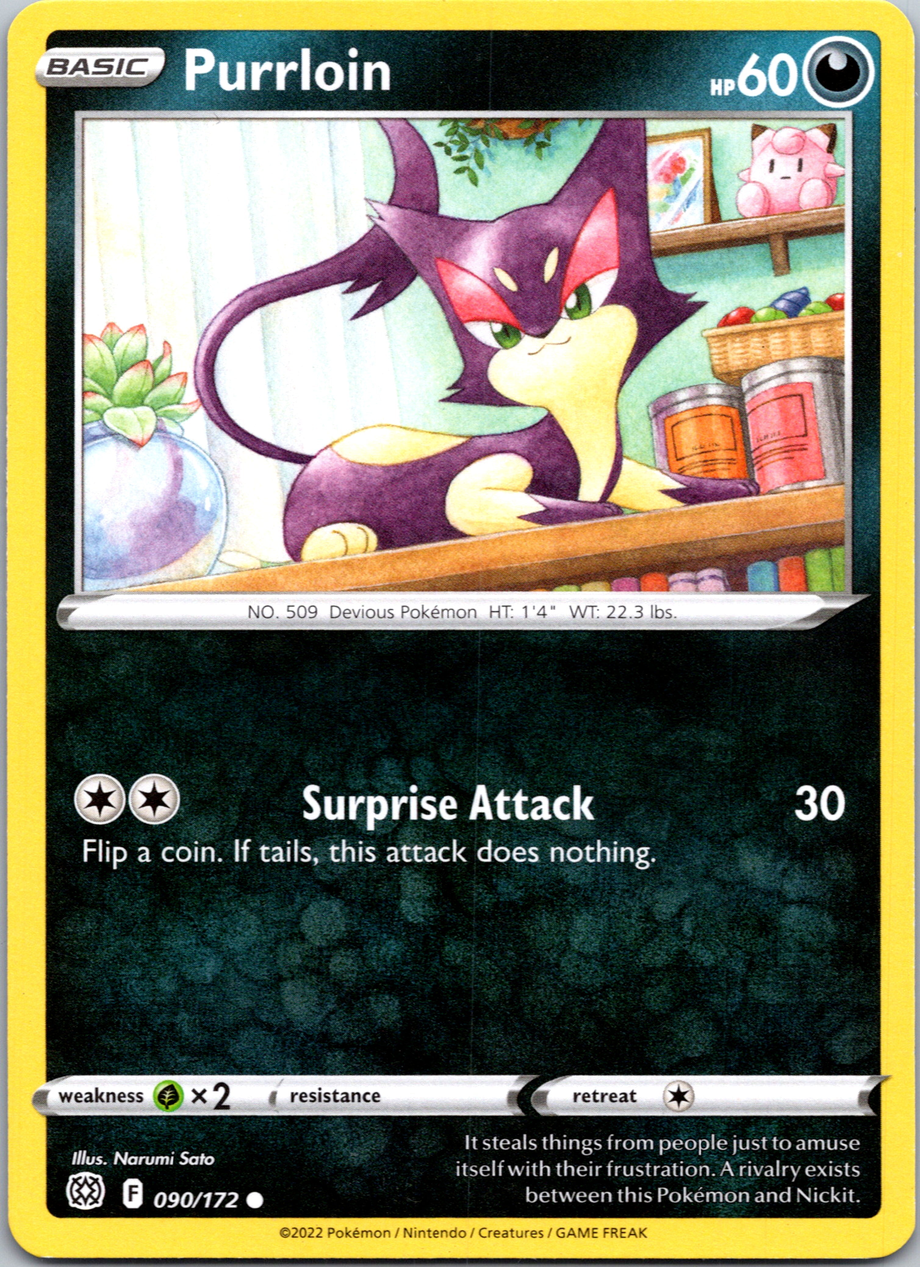 Purrloin (090/172) [Sword & Shield: Brilliant Stars]