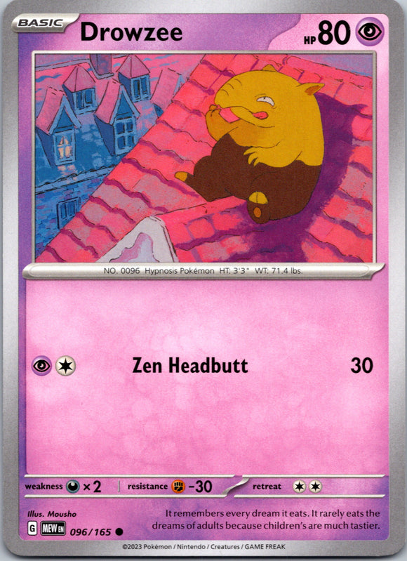 Drowzee (096/165) [Scarlet & Violet:  151]