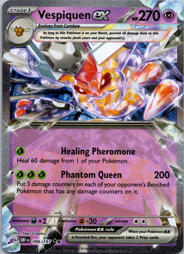Vespiquen ex (096/197) [Scarlet & Violet: Obsidian Flames]