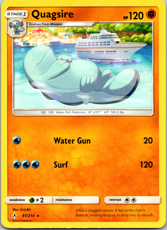 Quagsire (097/214) [Sun & Moon: Unbroken Bonds]