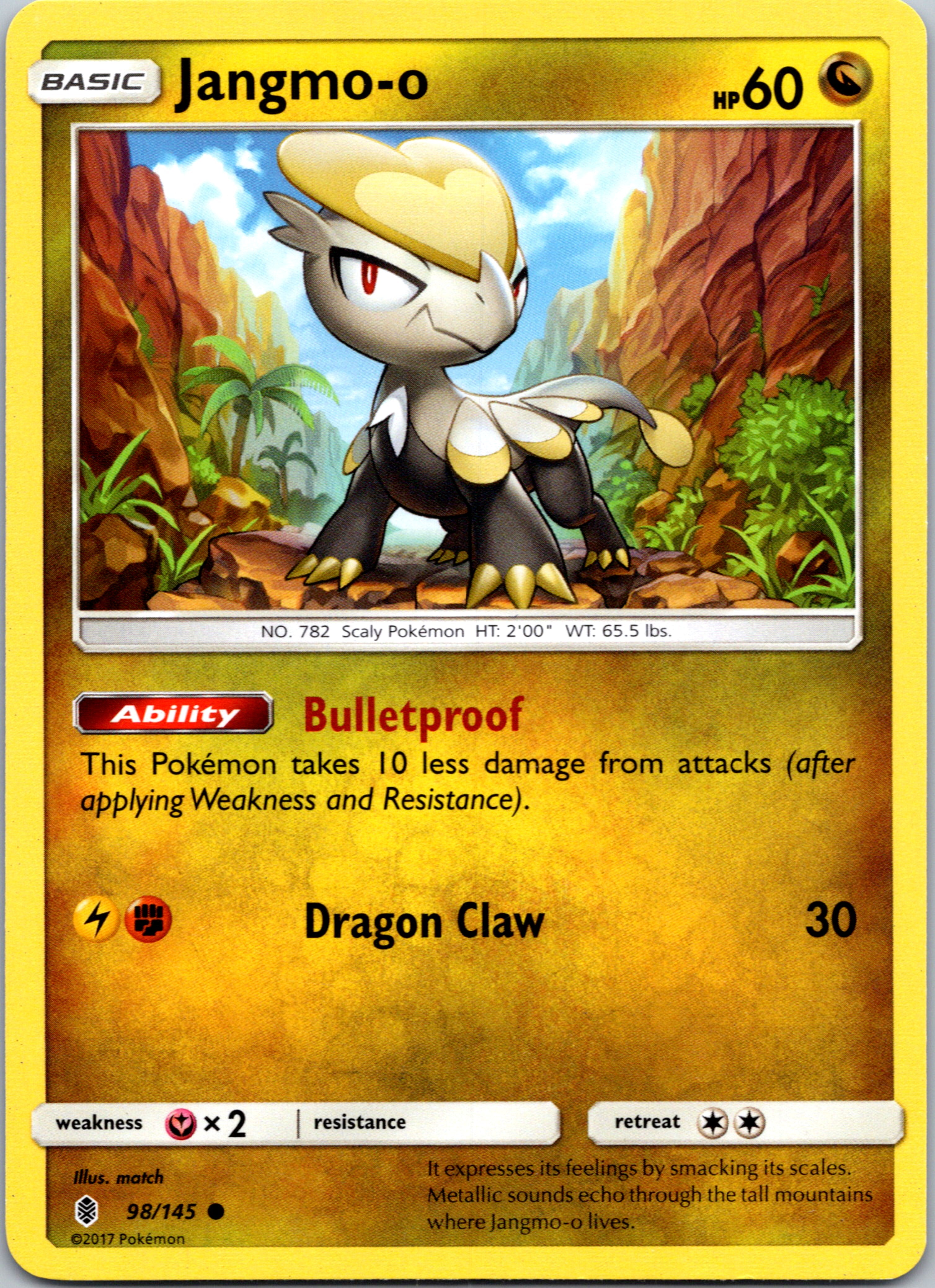 Jangmo-o (98/145) [Sun & Moon: Guardians Rising]