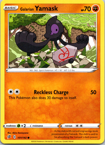 Galarian Yamask (101/192) [Sword & Shield: Rebel Clash]