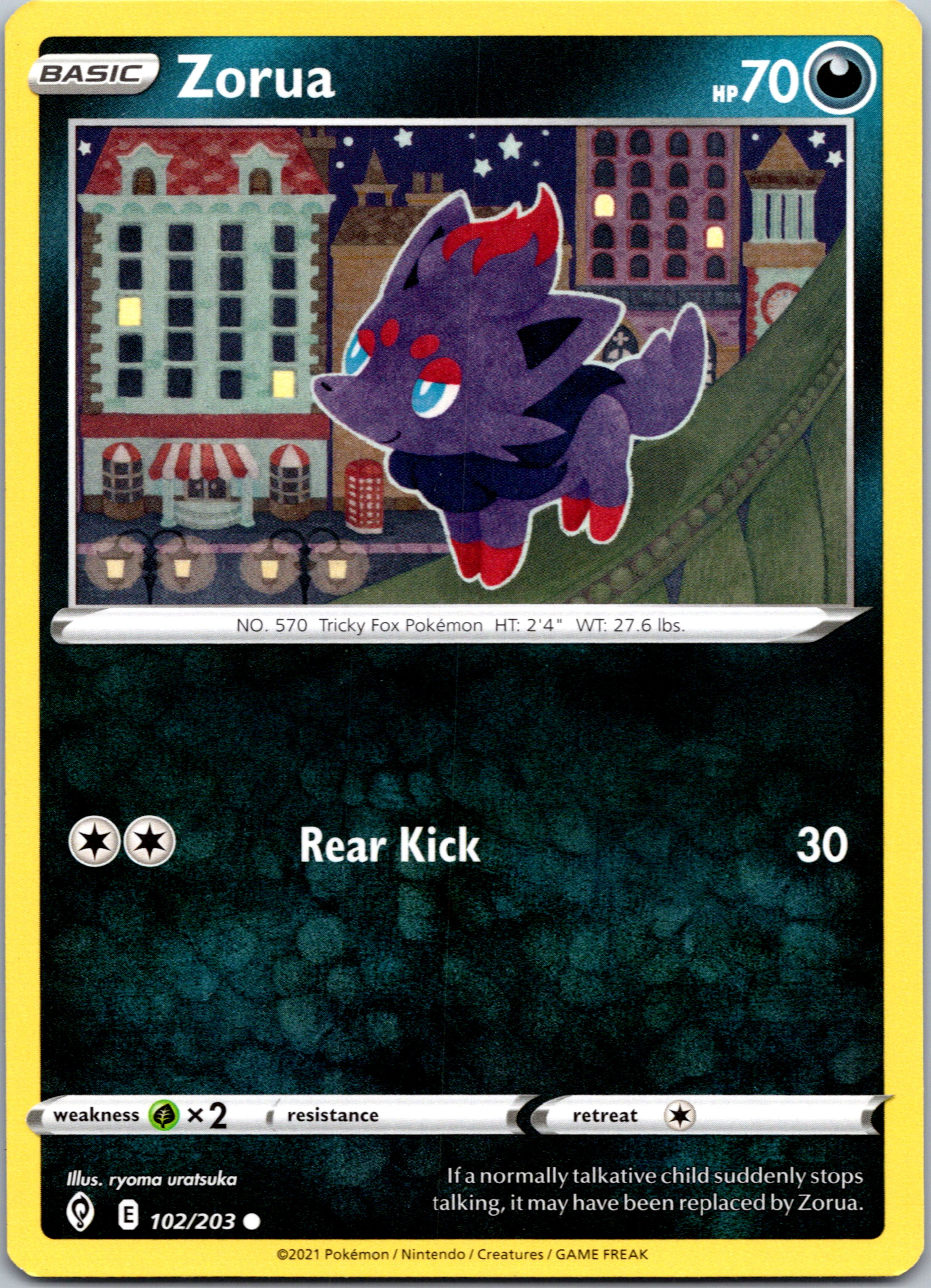 Zorua (102/203) [Sword & Shield: Evolving Skies]