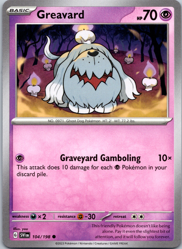 Greavard - 104/198 [104] - (SV01 Scarlet & Violet Base Set)