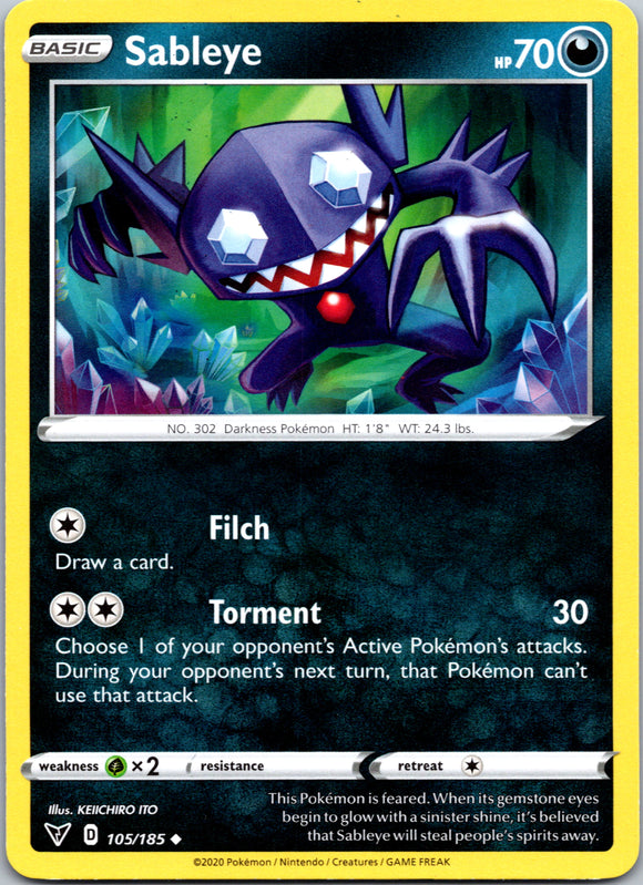 Sableye [105/185] [SWSH04: Vivid Voltage]