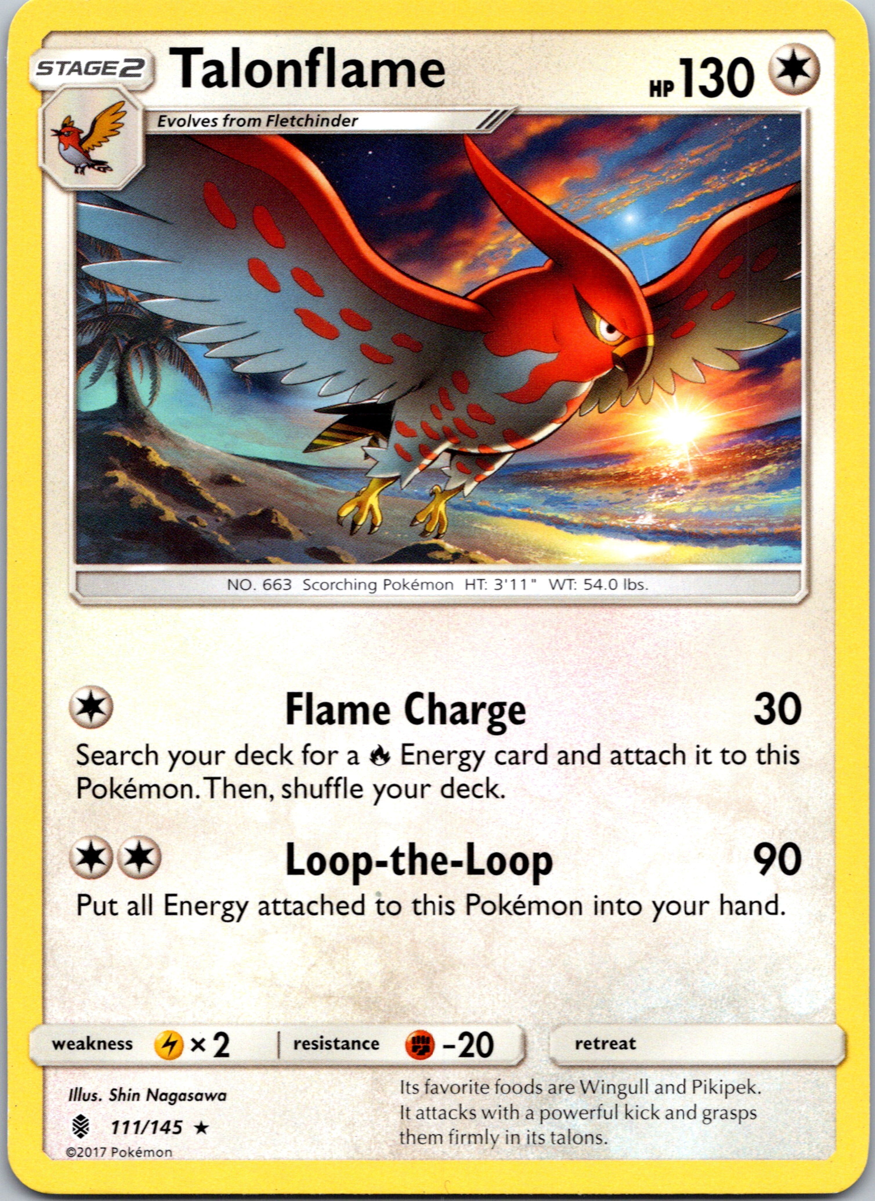 Talonflame (111/145) [Sun & Moon: Guardians Rising]