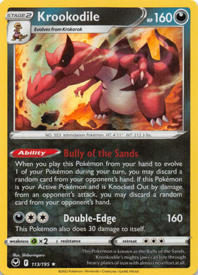 Krookodile (113/195) [Sword & Shield: Silver Tempest]