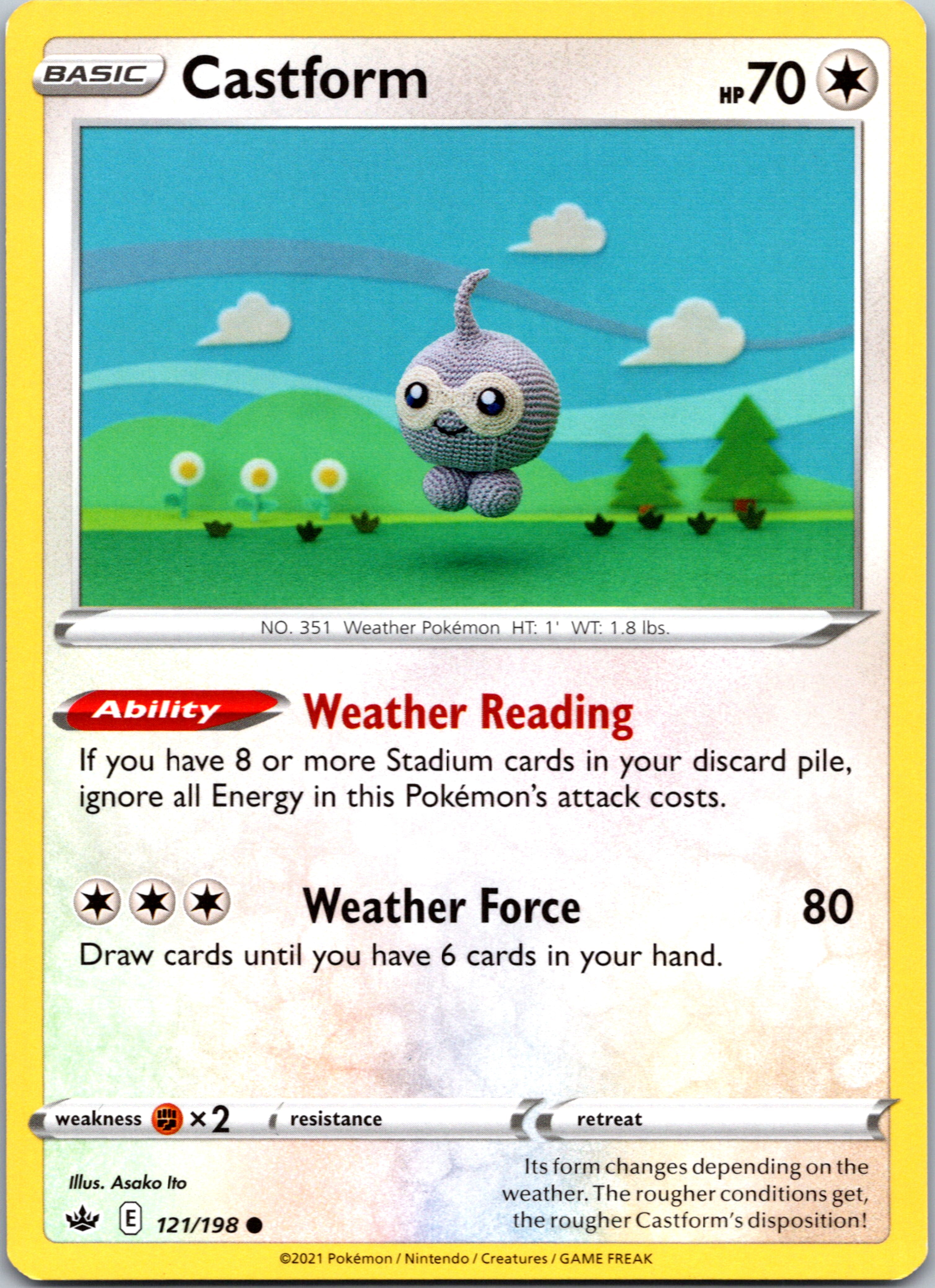 Castform (121/198) [Sword & Shield: Chilling Reign]