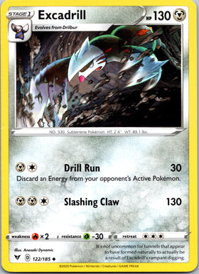 Excadrill [122/185] [SWSH04: Vivid Voltage]