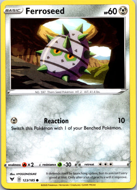 Ferroseed [123/185] [SWSH04: Vivid Voltage]