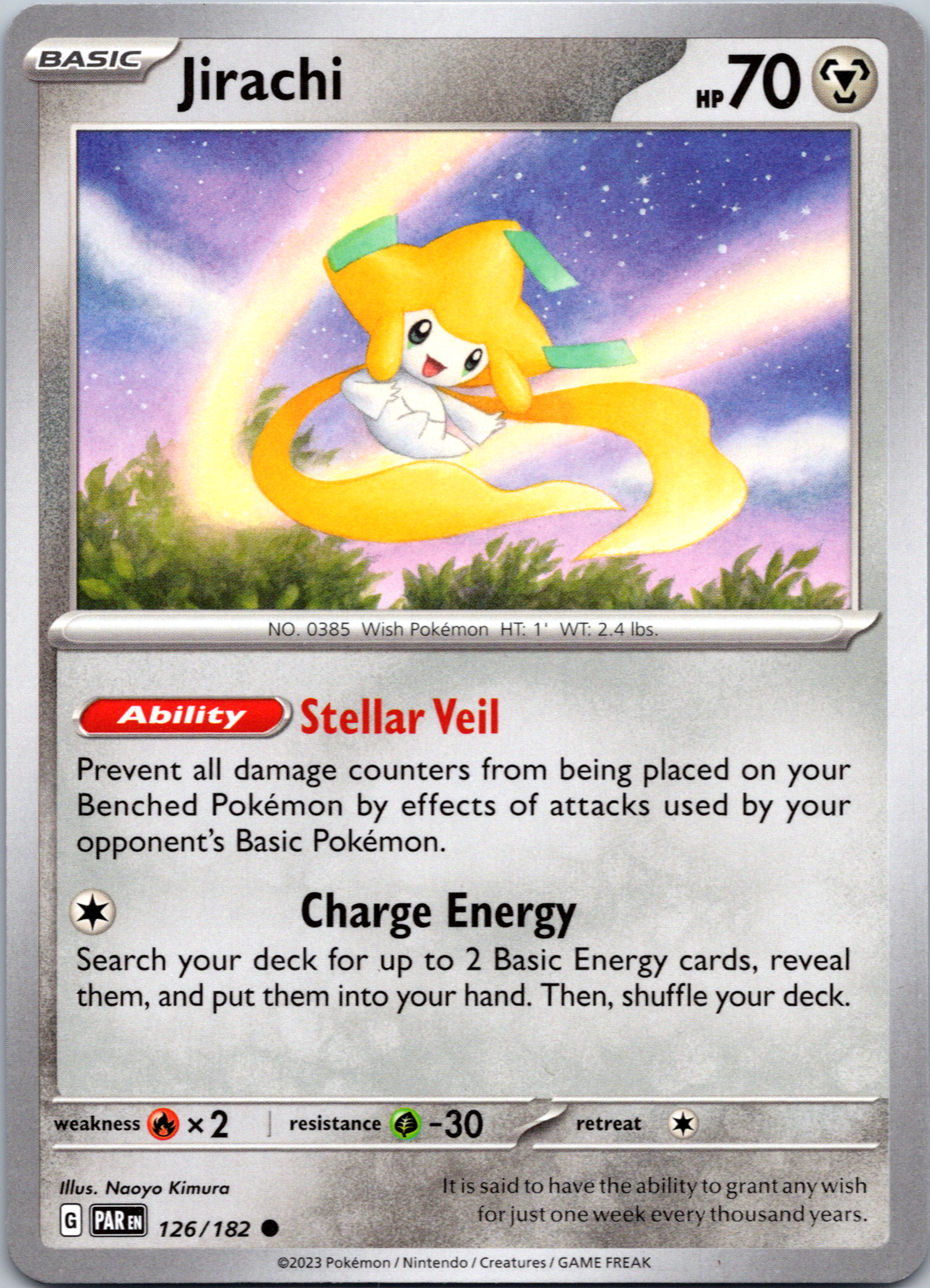 Jirachi (126/182) - [Scarlet & Violet: Paradox Rift]