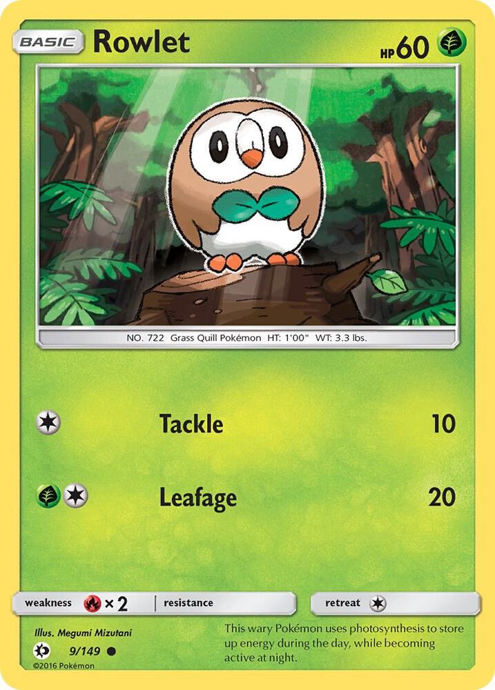 Rowlet (009/149) [SM Base Set]