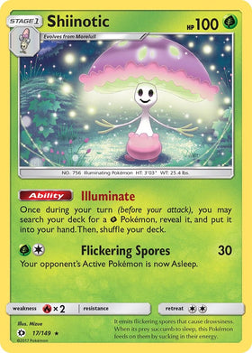 Shiinotic [17/149] [Sun & Moon Base Set] Holofoil
