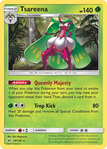 Tsareena [20/149] [Sun & Moon Base Set] Holofoil