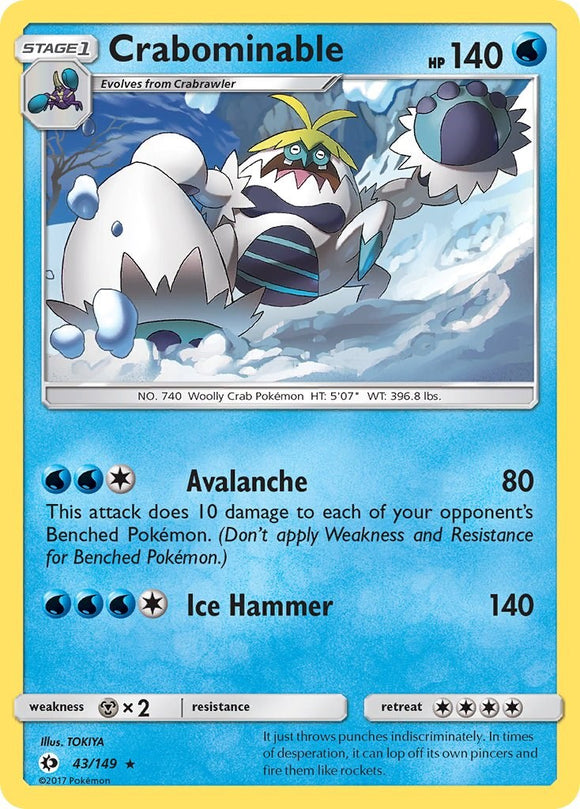Crabominable [43/149] [Sun & Moon Base Set]