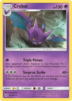 Crobat [56/149] [Sun & Moon Base Set] Holofoil