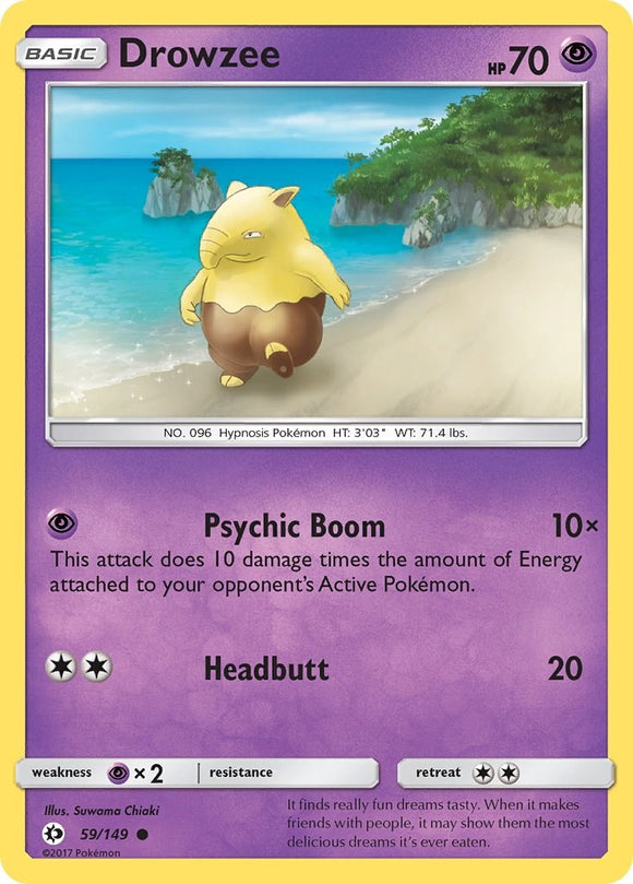 Drowzee [59/149] [Sun & Moon Base Set] Reverse Holofoil