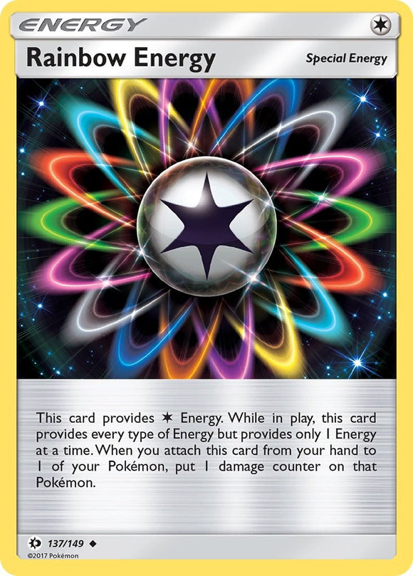 Rainbow Energy [137/149] [Sun & Moon Base Set] Reverse Holofoil