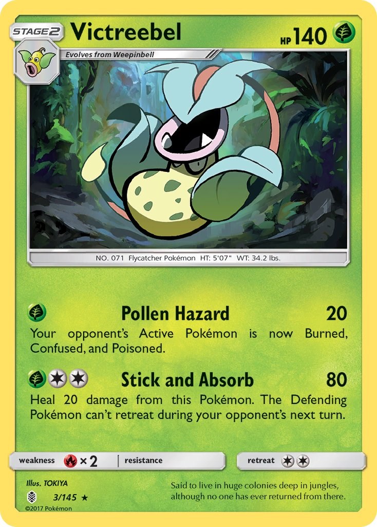Victreebel [3/145] [SM - Guardians Rising] Reverse Holofoil