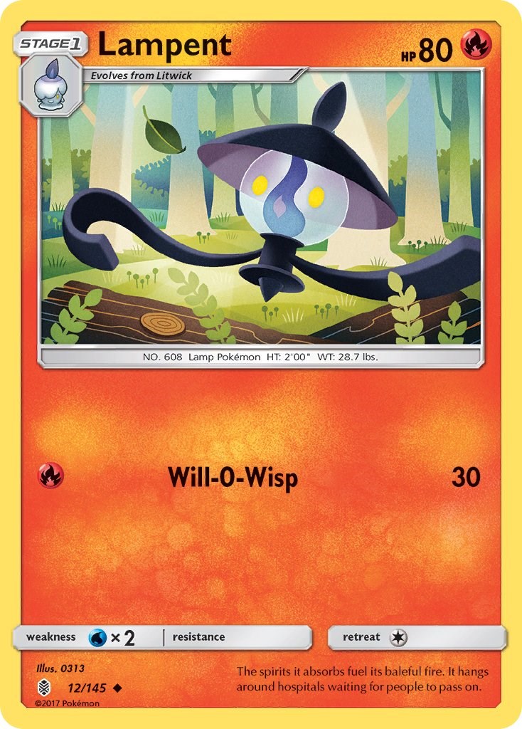Lampent [12/145] [SM - Guardians Rising] Reverse Holofoil