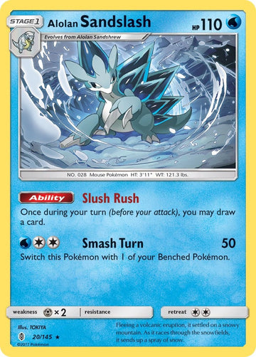 Alolan Sandslash [20/145] [Guardians Rising] Reverse Holofoil