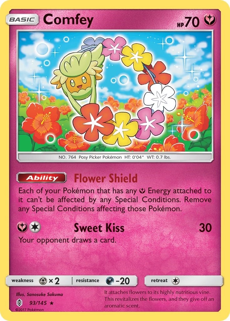 Comfey [93/145] [SM - Guardians Rising] Reverse Holofoil