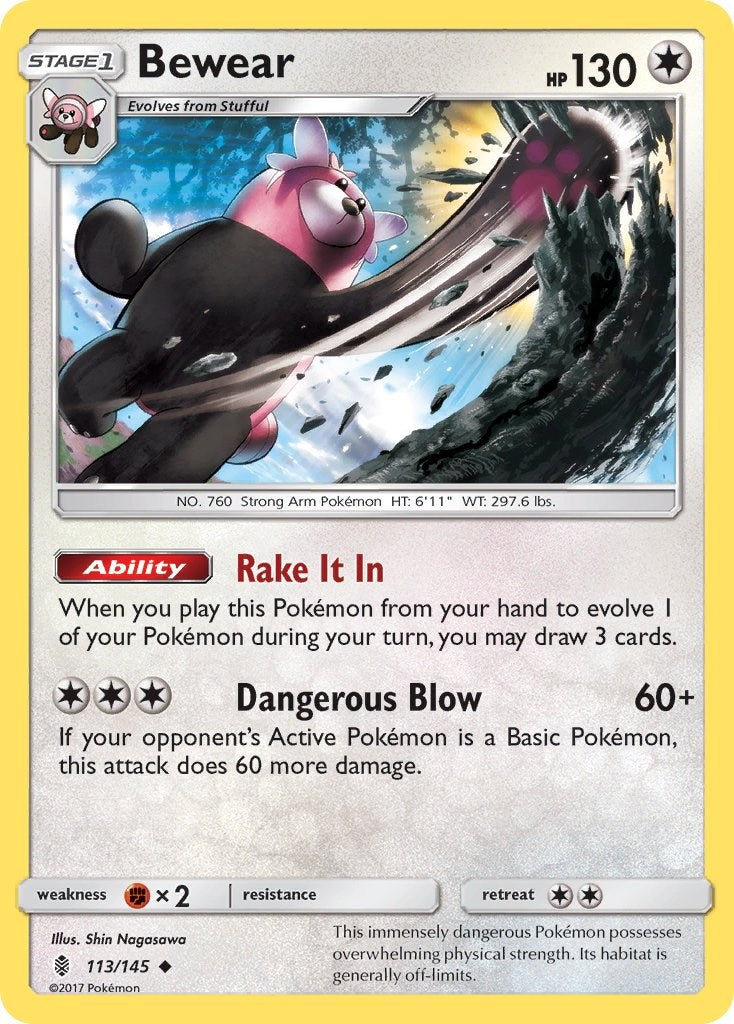 Bewear [113/145] [Guardians Rising] Reverse Holofoil