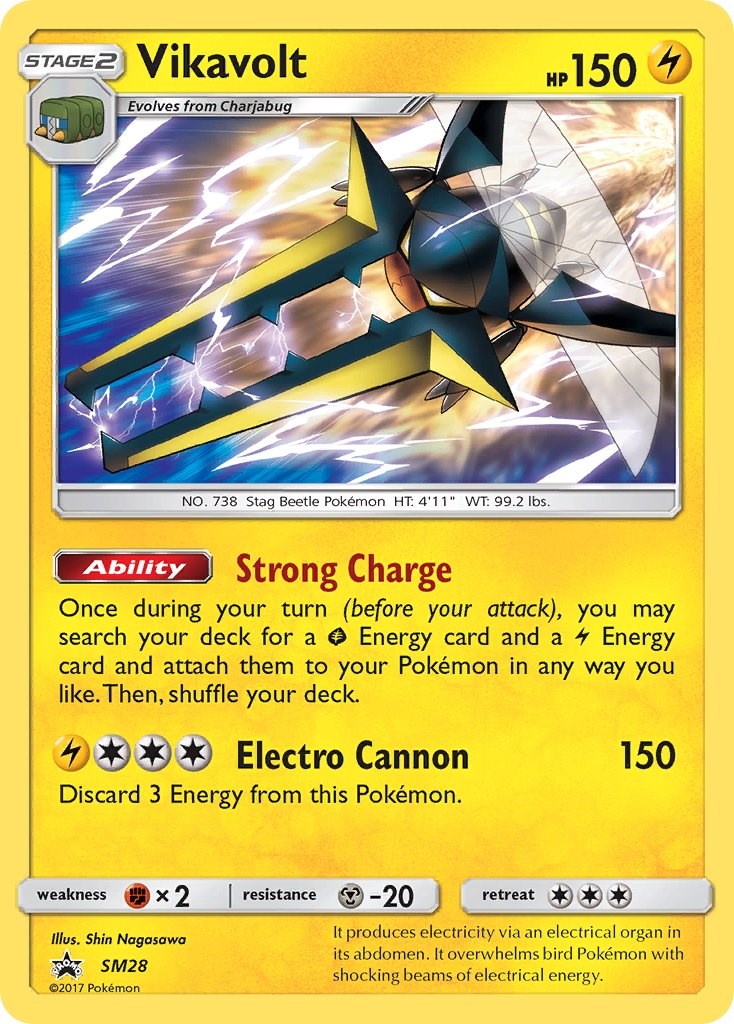 Vikavolt - SM28 [SM28] [SM Promos] Holofoil