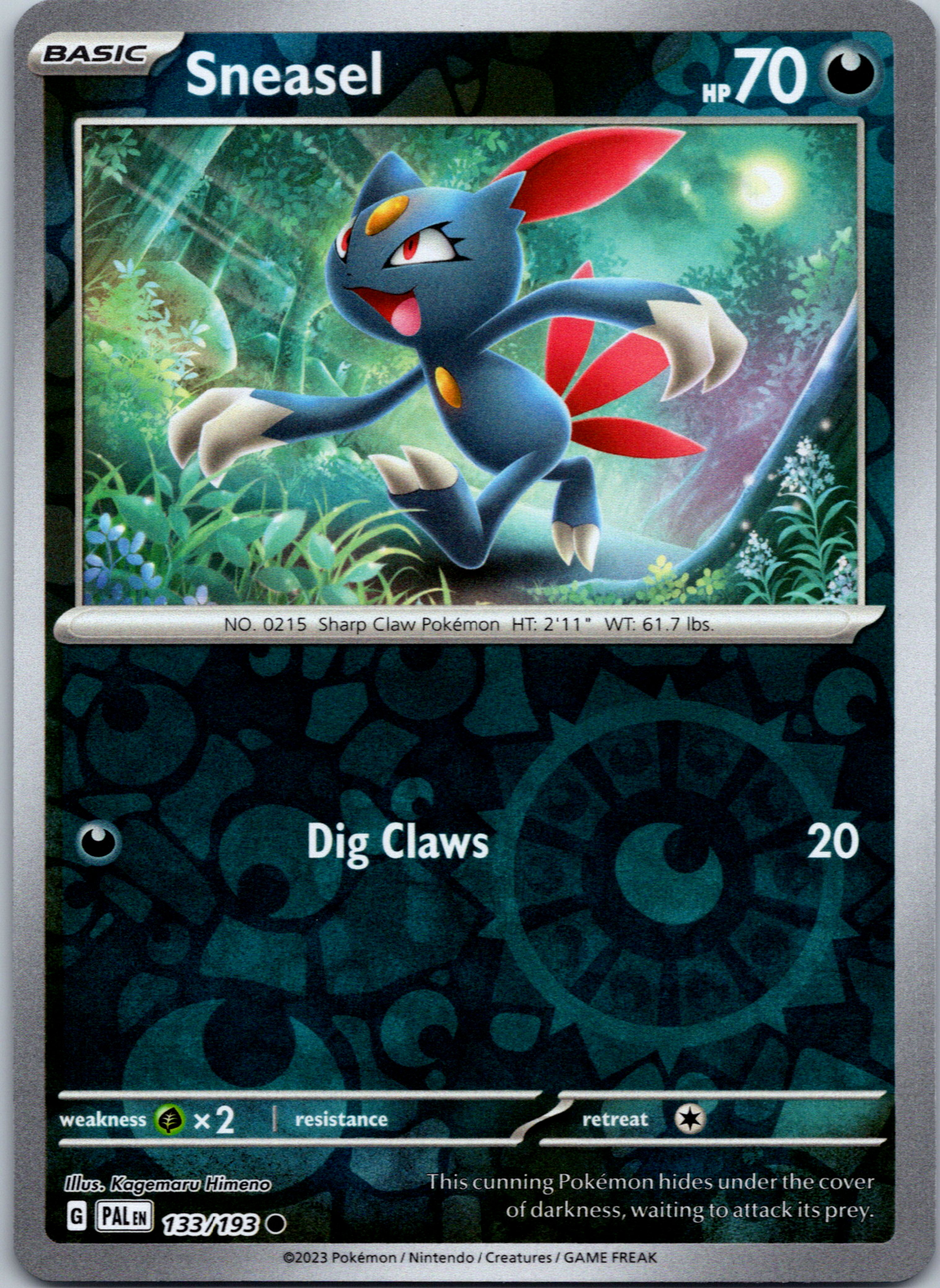 Sneasel (133/193) [Scarlet & Violet: Paldea Evolved]