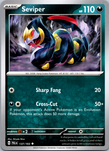 Seviper (137/193) [Scarlet & Violet: Paldea Evolved]